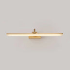 Barre lumineuse LED moderne pour salle de bain avec design linéaire