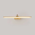 Barre lumineuse LED moderne pour salle de bain avec design linéaire