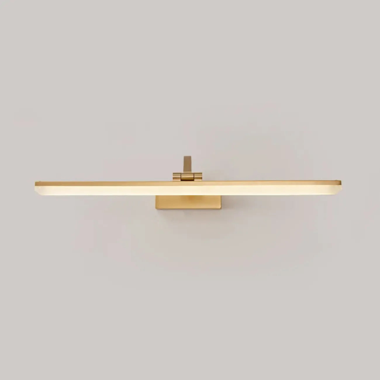 Barre lumineuse LED moderne pour salle de bain avec design linéaire