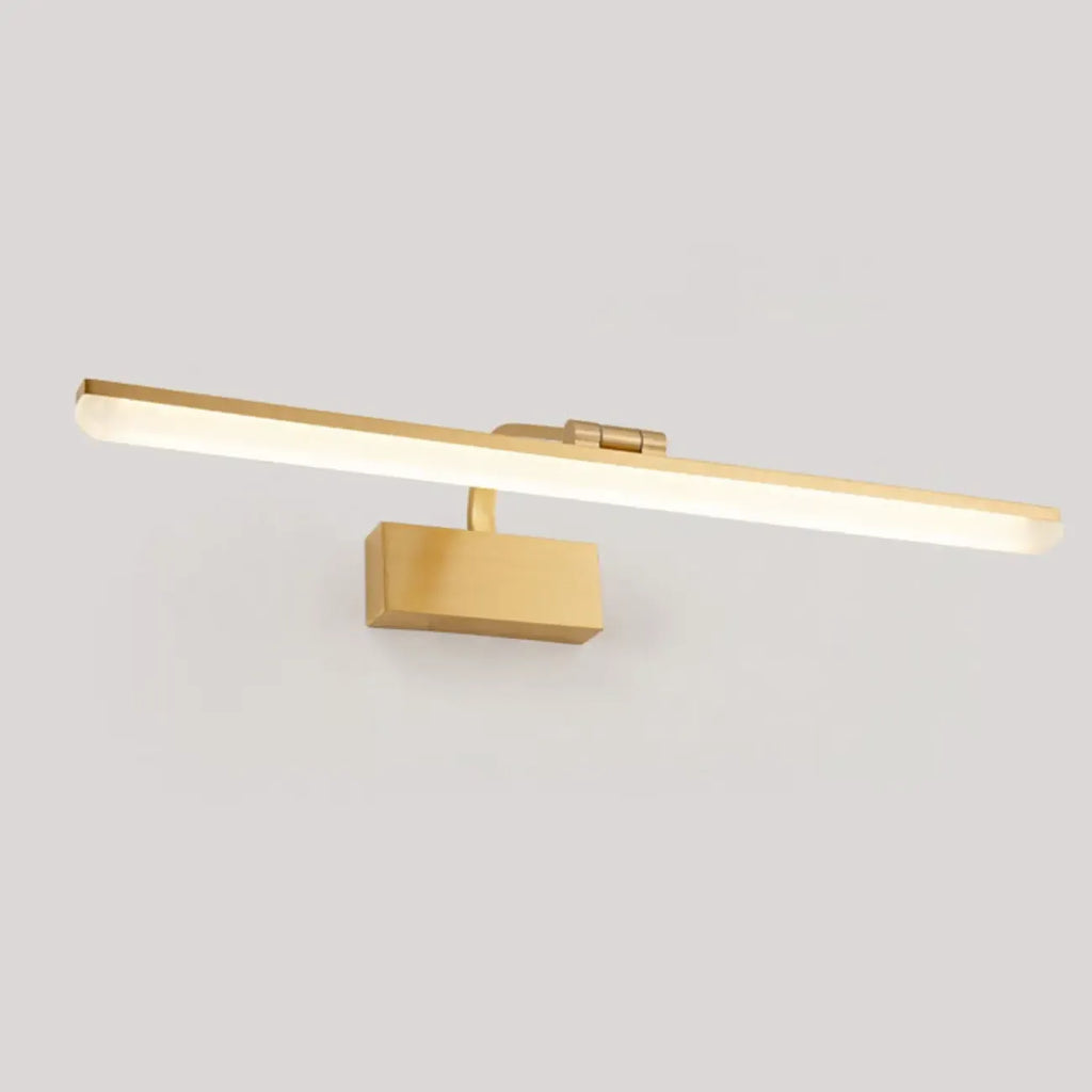 Barre lumineuse LED moderne pour salle de bain avec design linéaire