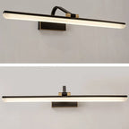 Barre lumineuse LED moderne pour salle de bain avec design linéaire