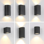 Applique murale LED moderne, luminaire minimaliste en métal pour couloir