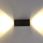 Applique murale LED moderne, luminaire minimaliste en métal pour couloir