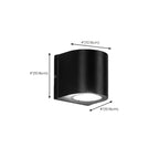 Applique murale LED moderne, luminaire minimaliste en métal pour couloir