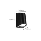 Applique murale LED moderne, luminaire minimaliste en métal pour couloir