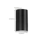 Applique murale LED moderne, luminaire minimaliste en métal pour couloir