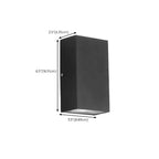 Applique murale LED moderne, luminaire minimaliste en métal pour couloir