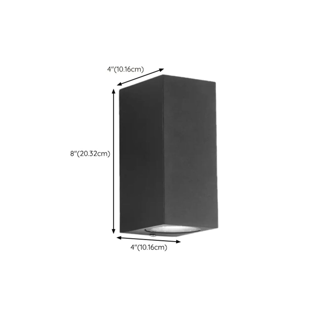 Applique murale LED moderne, luminaire minimaliste en métal pour couloir