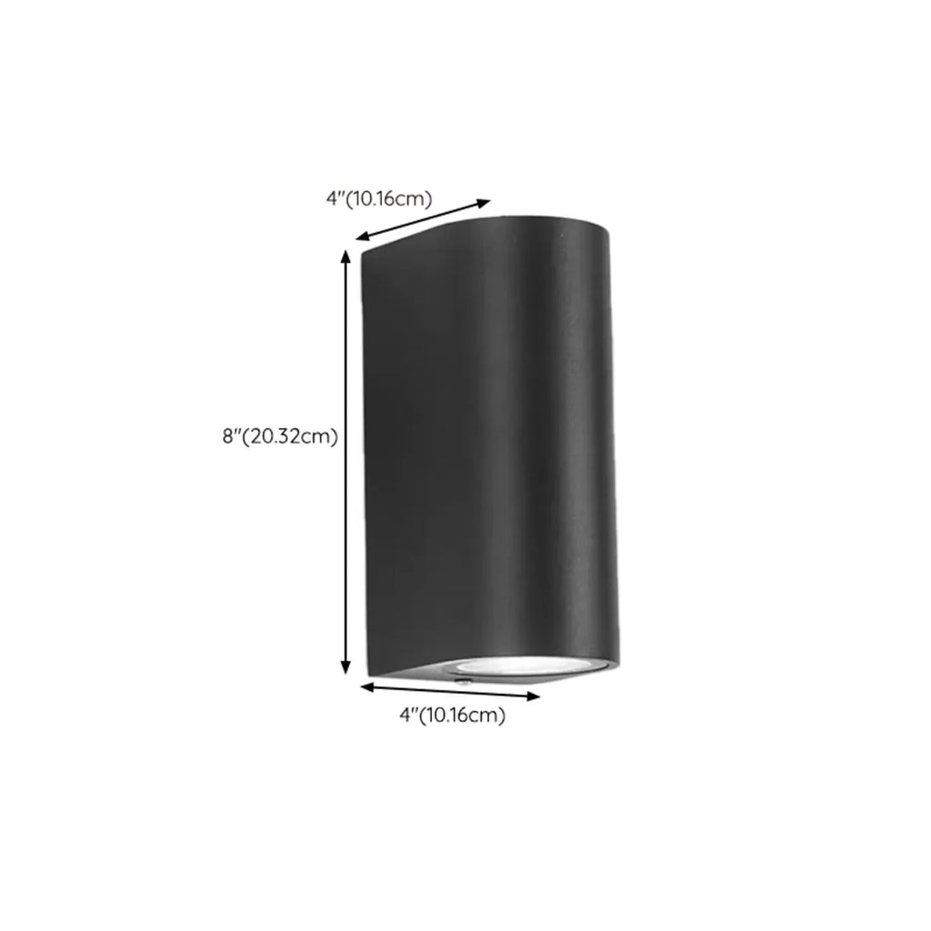 Applique murale LED moderne, luminaire minimaliste en métal pour couloir