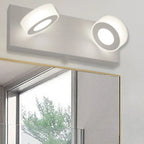 Applique murale moderne à LED pour salle de bain avec motif géométrique