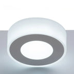Applique murale moderne à LED pour salle de bain avec motif géométrique