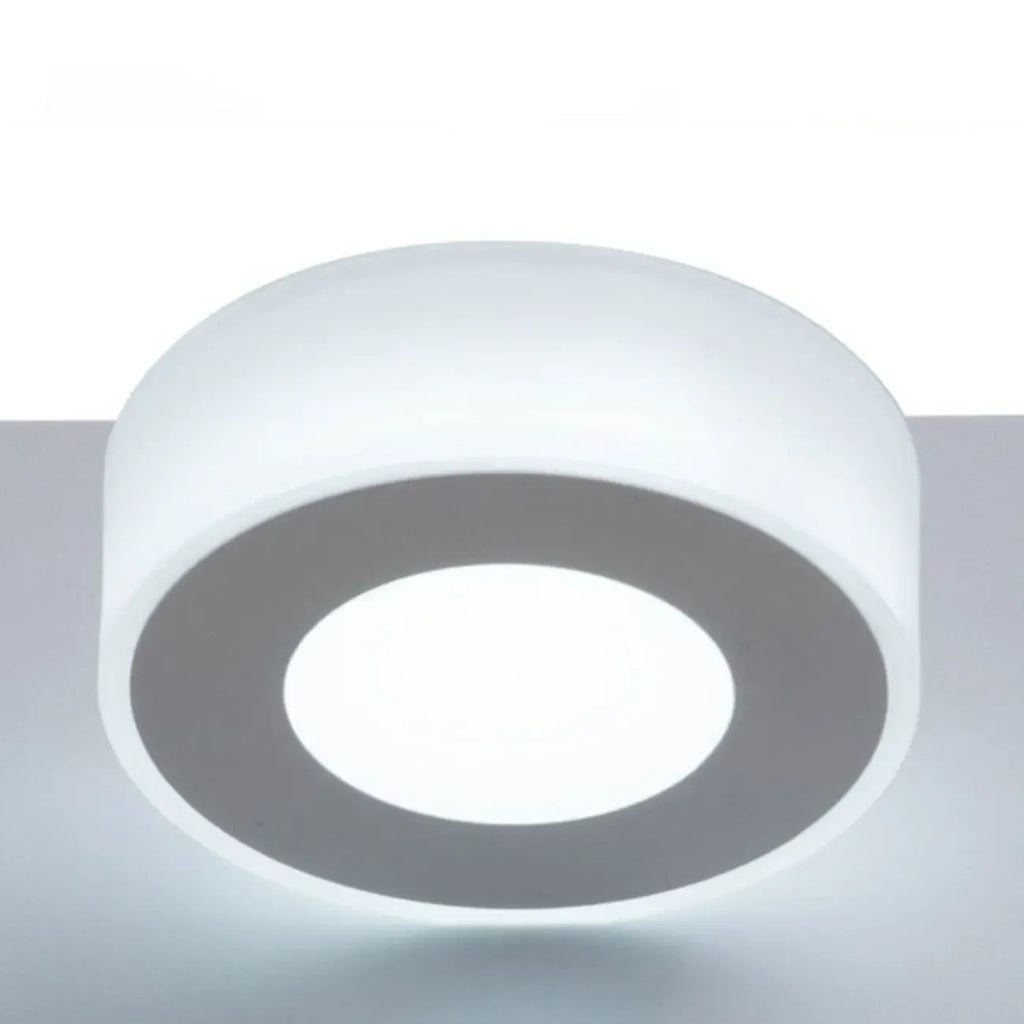 Applique murale moderne à LED pour salle de bain avec motif géométrique