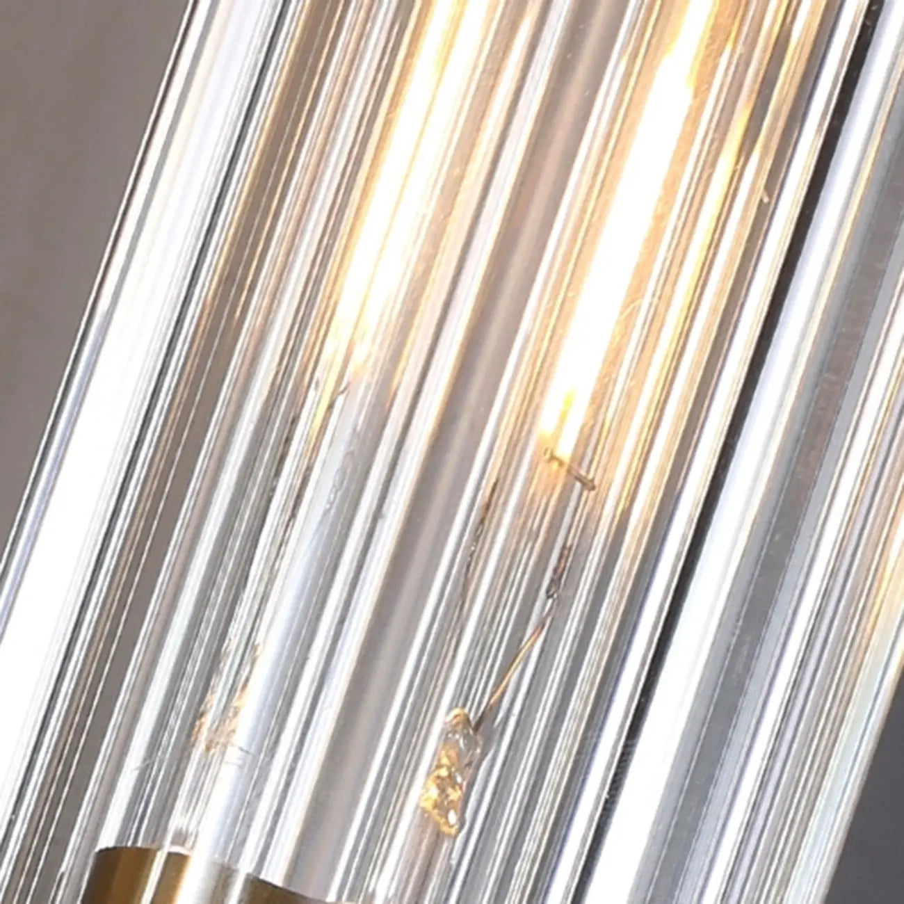 Mini applique murale cylindrique en cristal à LED pour salle de bain
