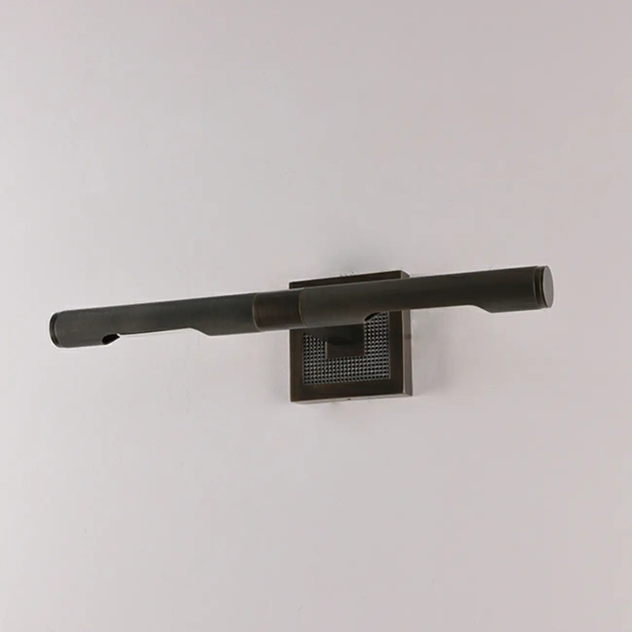 Lampada da Parete da Bagno Lineare Moderna Nera a 2 Luci