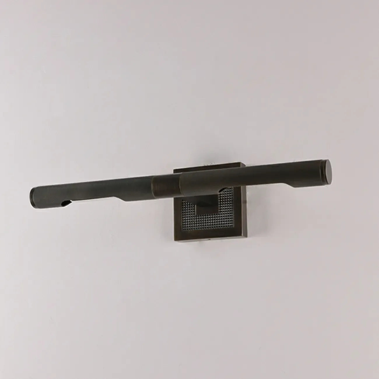Lampada da Parete da Bagno Lineare Moderna Nera a 2 Luci