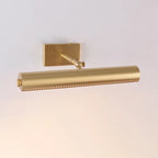 Applique moderna a 2 luci dritta a LED con paralume in rame