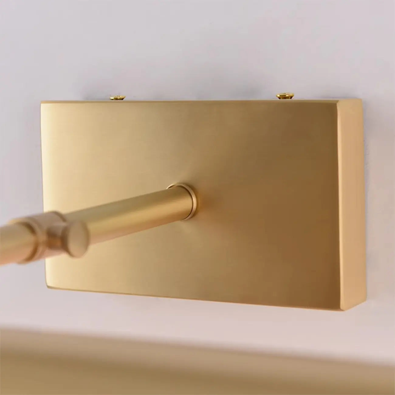 Applique moderna a 2 luci dritta a LED con paralume in rame