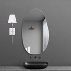 Applique murale moderne en tissu à LED pour salle de bain