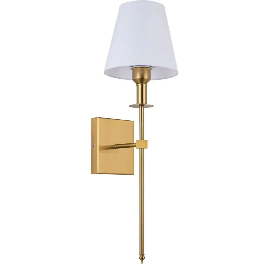 Applique murale moderne en tissu à LED pour salle de bain