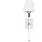 Applique murale moderne en tissu à LED pour salle de bain