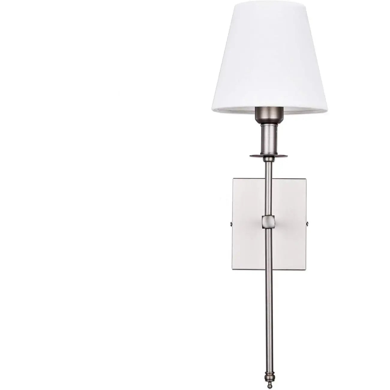 Applique murale moderne en tissu à LED pour salle de bain