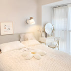 Applique murale moderne à 2 lumières en bois et verre pour salle de bain