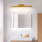 Luminaire de salle de bain moderne à LED à intensité variable pour la décoration de salle de bain