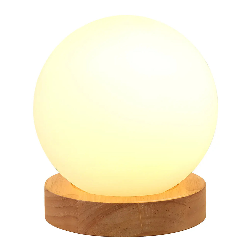 Lampe de chevet créative en bois en forme de maison