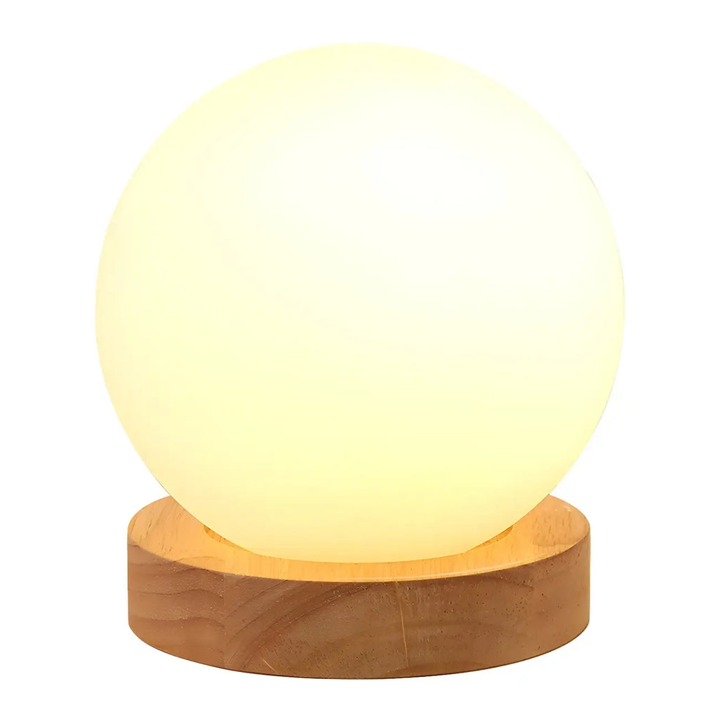 Lampe de chevet créative en bois en forme de maison