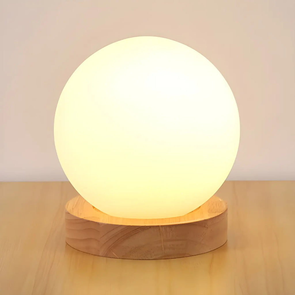 Lampe de chevet créative en bois en forme de maison