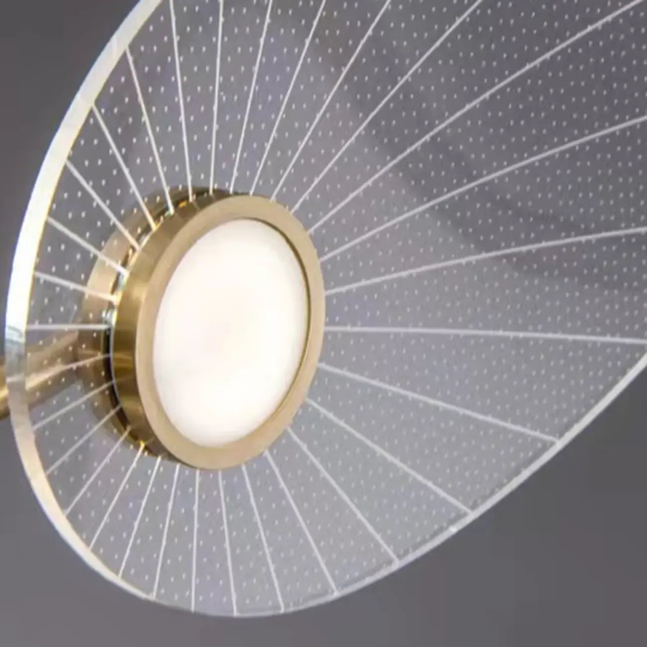 Plafonnier LED semi-encastré de luxe en forme de feuille pour chambre à coucher