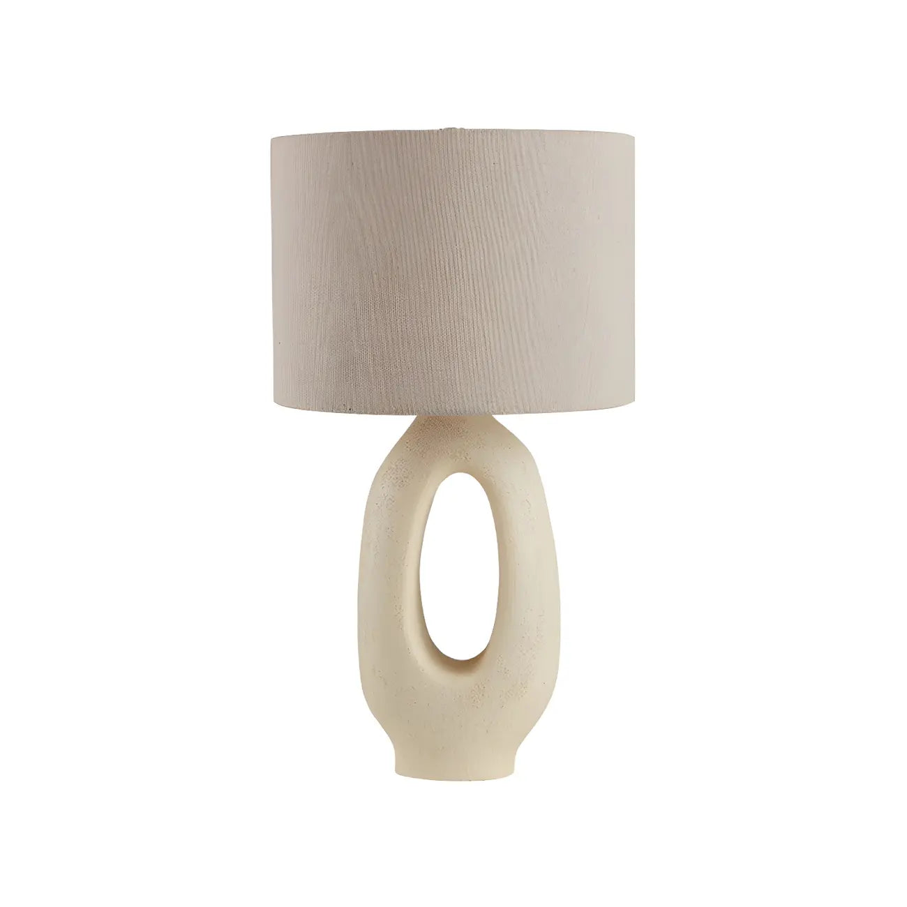 Lampe de table Art Déco avec abat-jour cylindrique et base en résine pour chambre à coucher