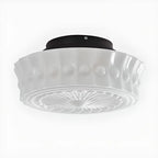Mini plafonnier tambour ivoire pour salon