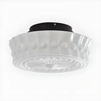 Mini plafonnier tambour ivoire pour salon