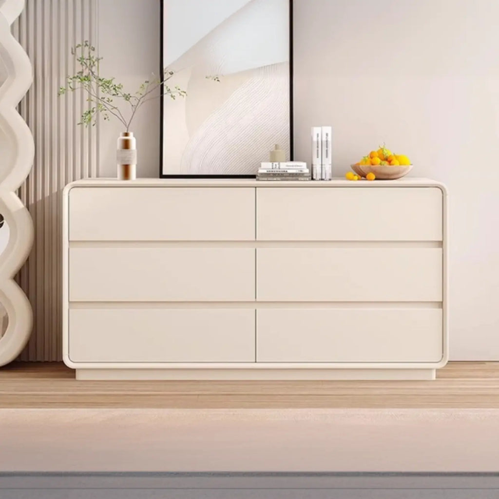Commode d'appoint minimaliste pour usage intérieur avec plusieurs tiroirs
