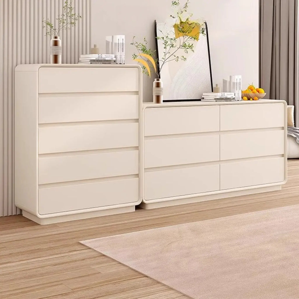 Commode d'appoint minimaliste pour usage intérieur avec plusieurs tiroirs