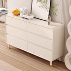 Commode d'appoint minimaliste pour usage intérieur avec plusieurs tiroirs
