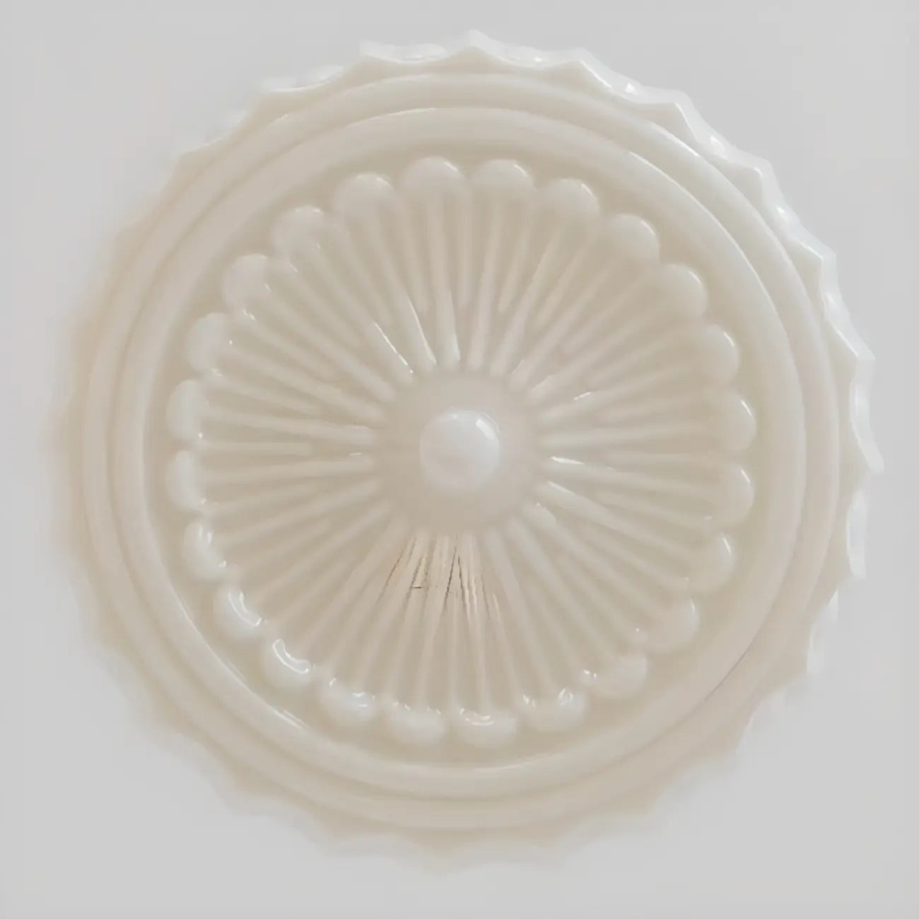 Mini plafonnier tambour ivoire pour salon