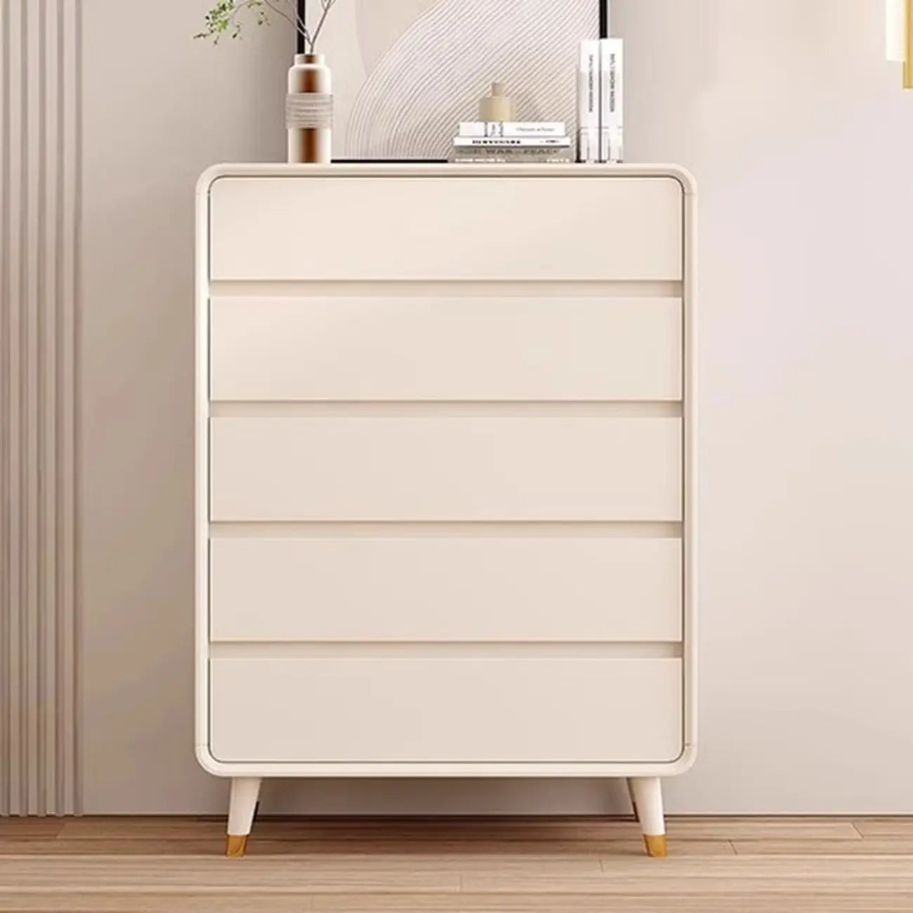 Commode d'appoint minimaliste pour usage intérieur avec plusieurs tiroirs