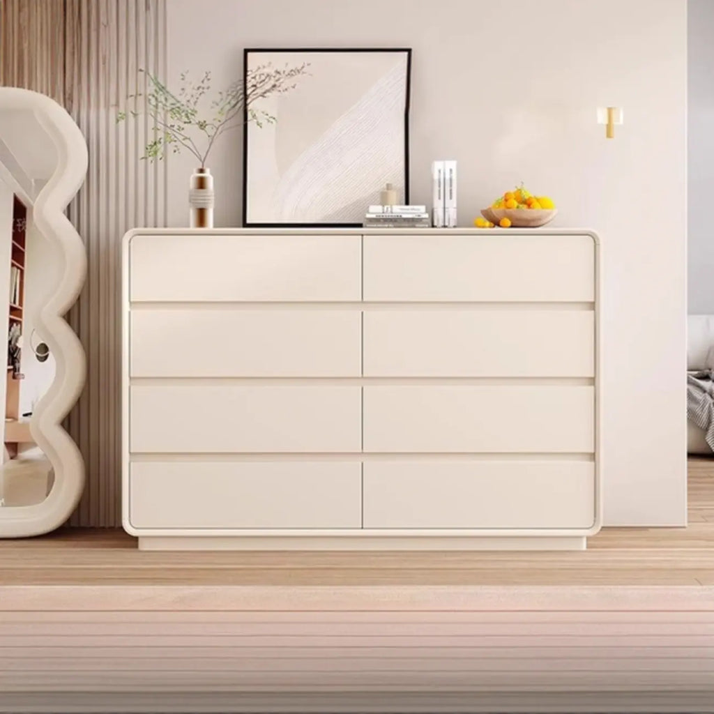 Commode d'appoint minimaliste pour usage intérieur avec plusieurs tiroirs
