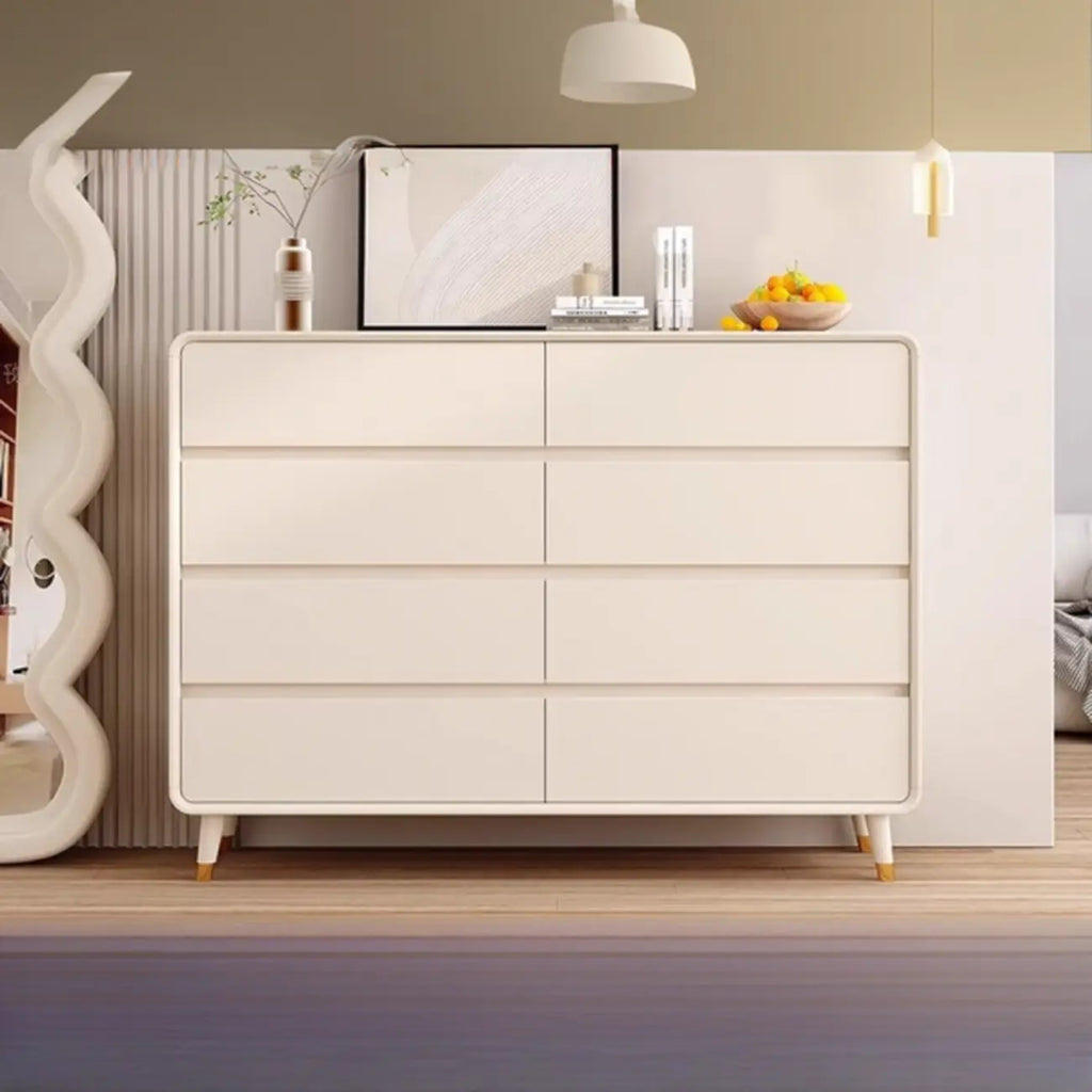 Commode d'appoint minimaliste pour usage intérieur avec plusieurs tiroirs