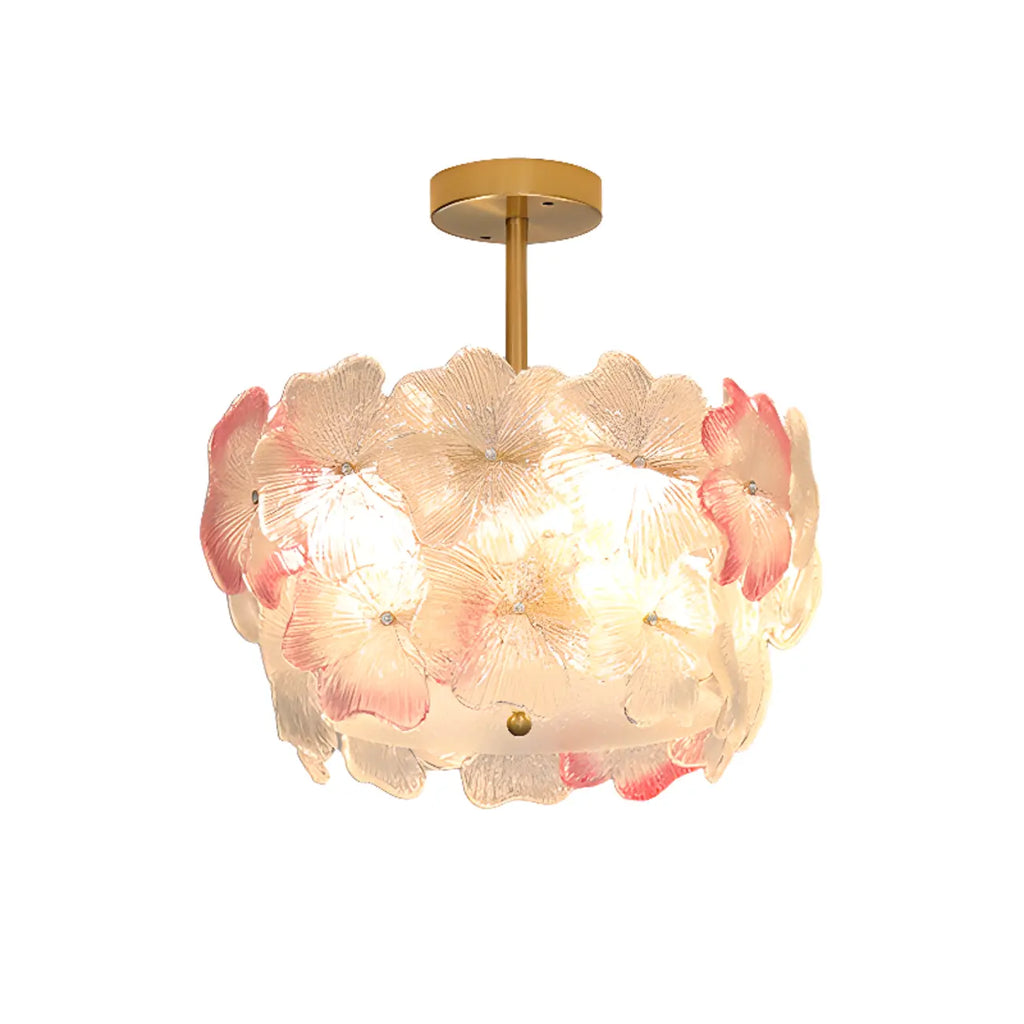 Plafonnier élégant en forme de fleur pour la décoration intérieure
