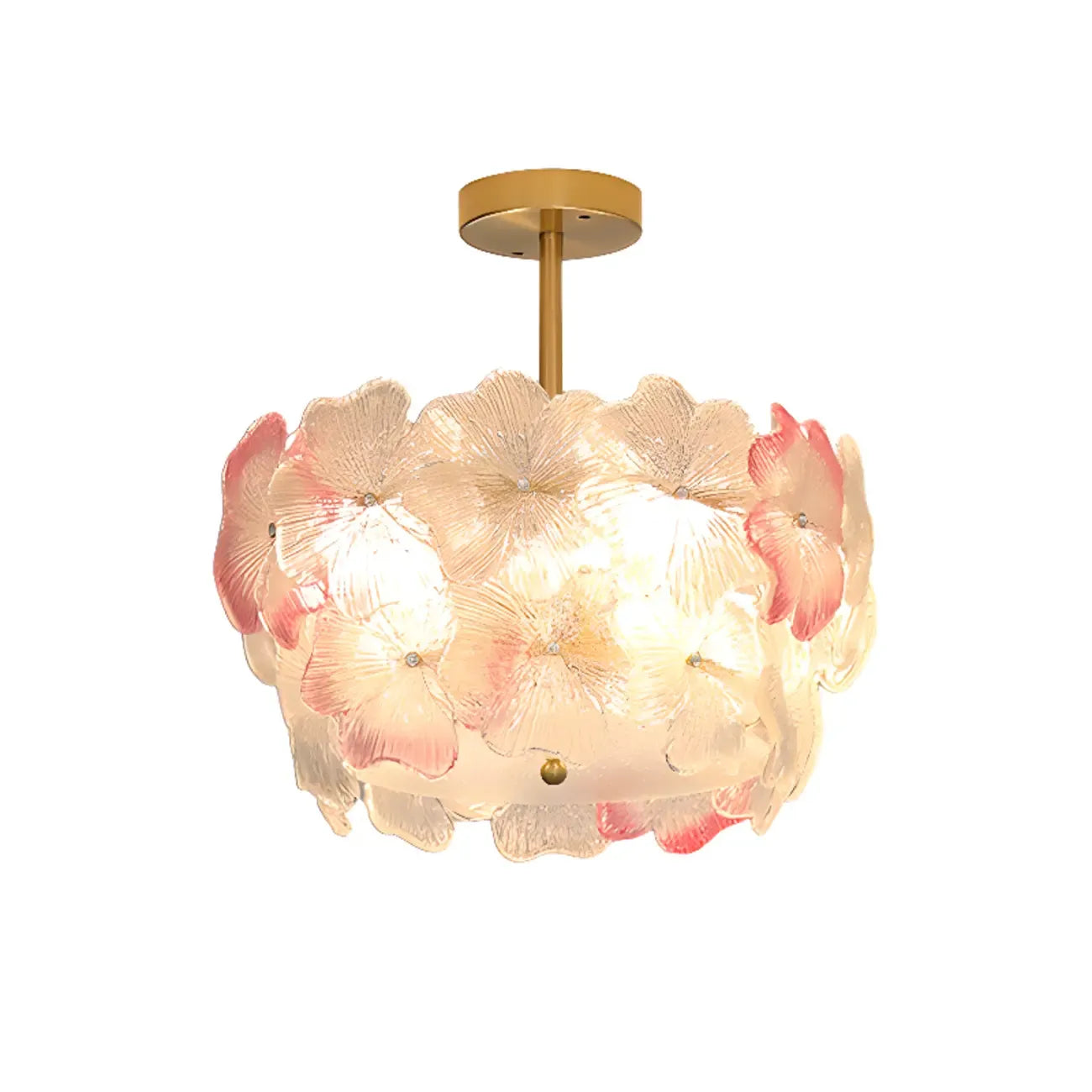Plafonnier élégant en forme de fleur pour la décoration intérieure