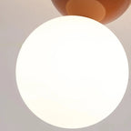 Plafoniera Globo in Acrilico da 5 a 9 Pollici per Uso Residenziale