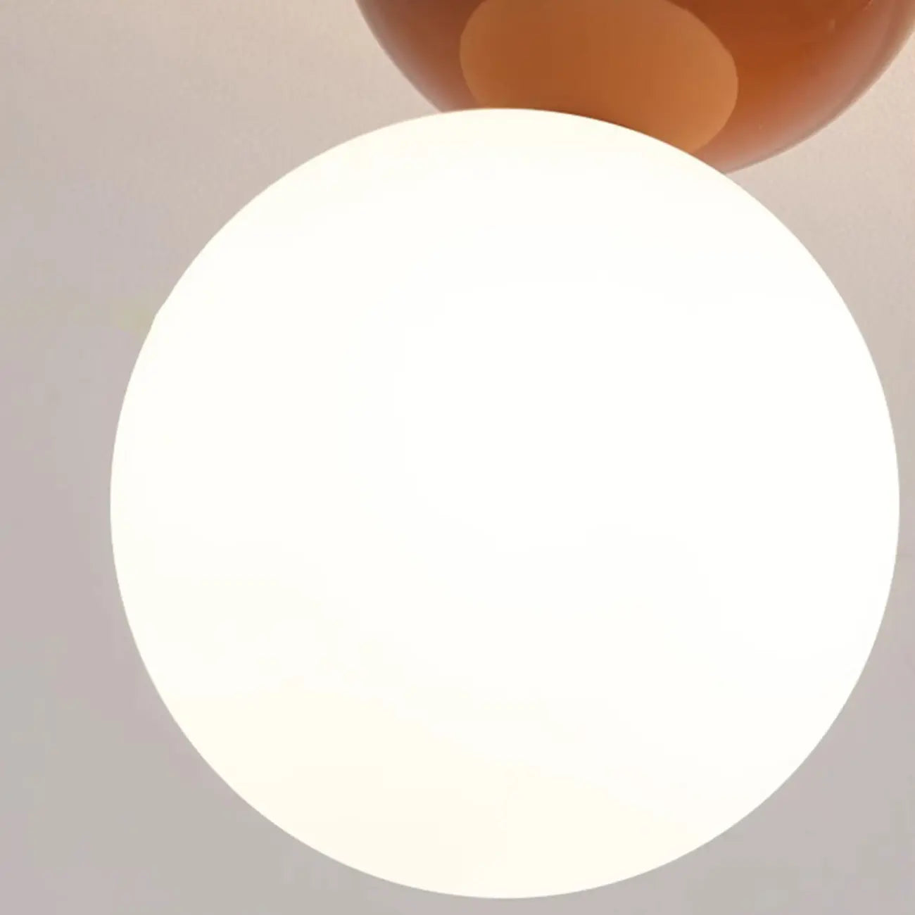 Plafoniera Globo in Acrilico da 5 a 9 Pollici per Uso Residenziale