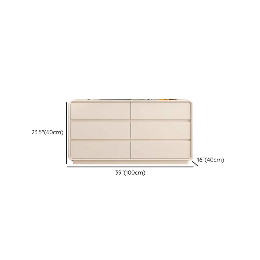 Commode d'appoint minimaliste pour usage intérieur avec plusieurs tiroirs