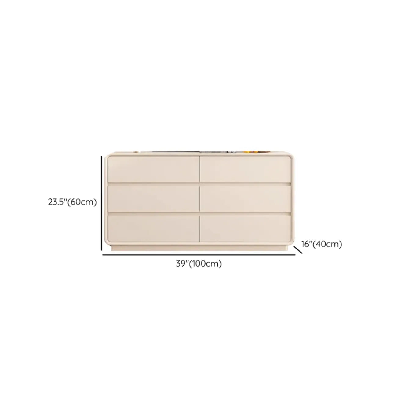 Commode d'appoint minimaliste pour usage intérieur avec plusieurs tiroirs