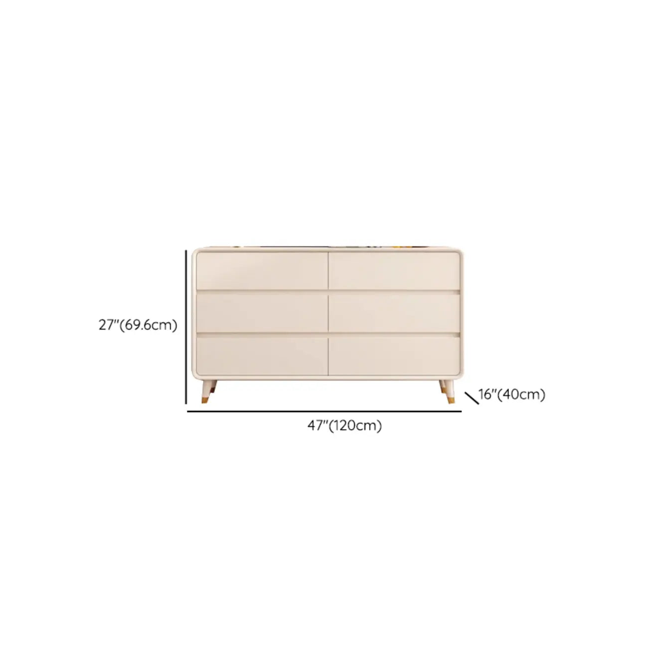 Commode d'appoint minimaliste pour usage intérieur avec plusieurs tiroirs