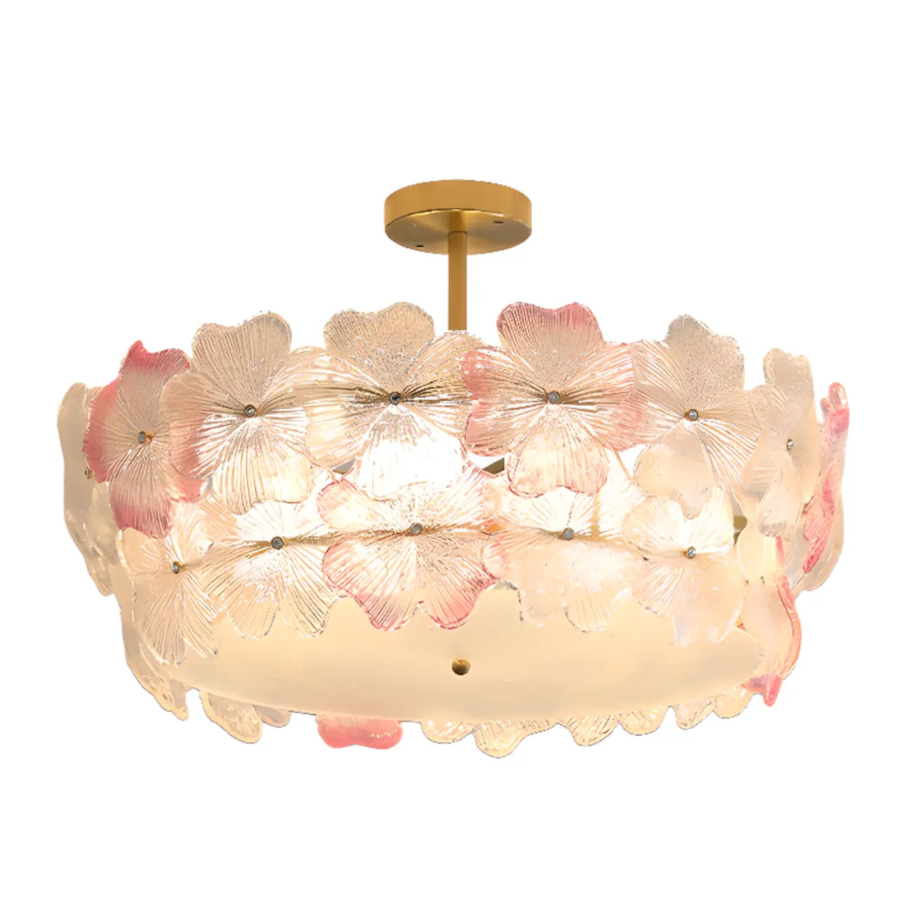 Plafonnier élégant en forme de fleur pour la décoration intérieure