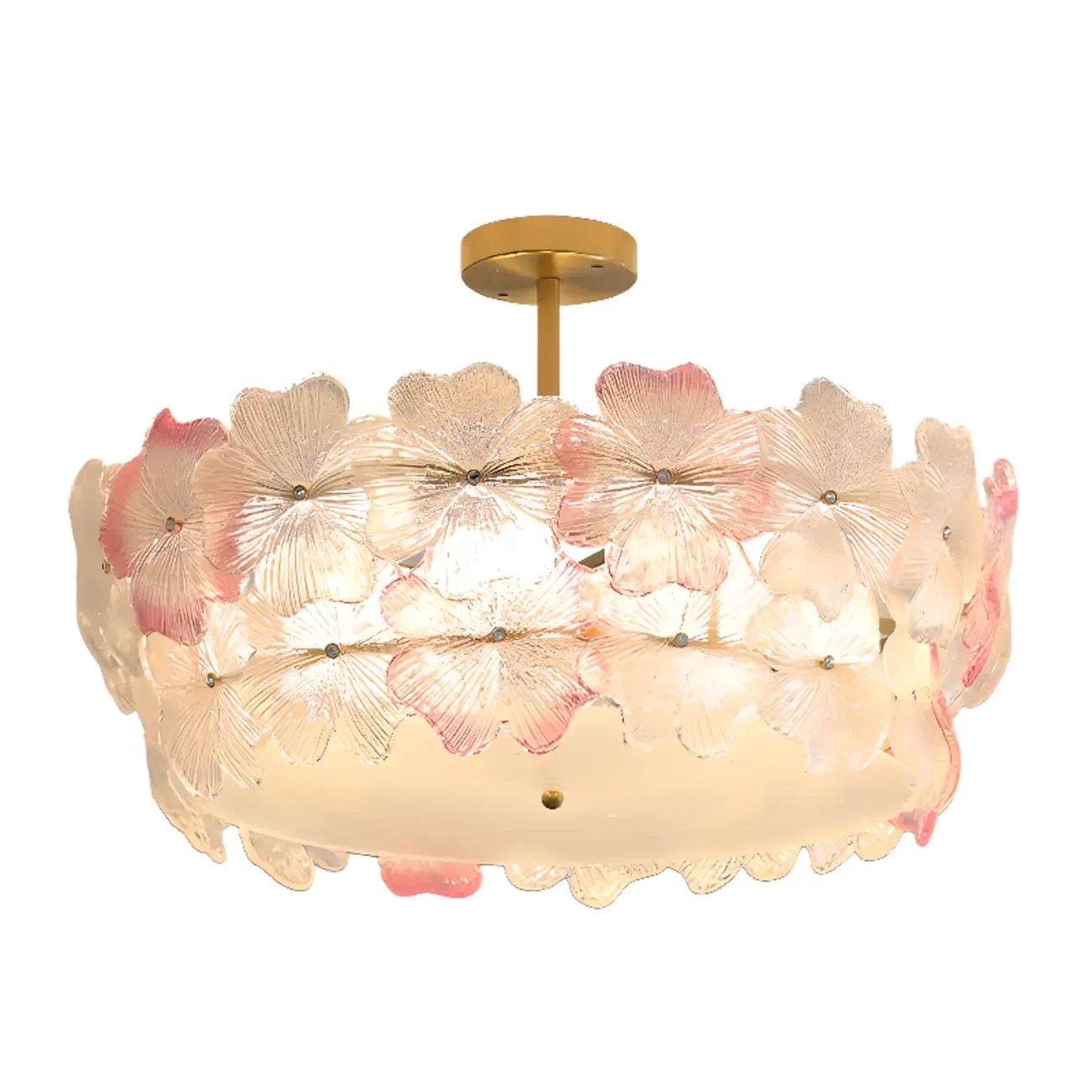 Plafonnier élégant en forme de fleur pour la décoration intérieure